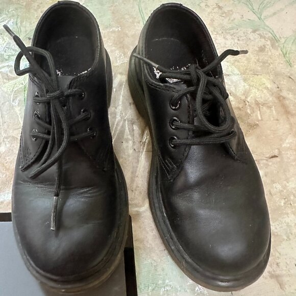 Dr Martens Other - Dr Martens Doc Kids Child Leather Black Shoes Size US 12 UK 11 EU 29 1460J SKO50